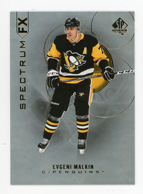 2020-2021 Evgeni Malkin Spectrum FX SP Authentic Pittsburgh Penguins # S-38