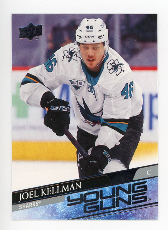2020-2021 Joel Kellman Young Guns Upper Deck San Jose Sharks # 498