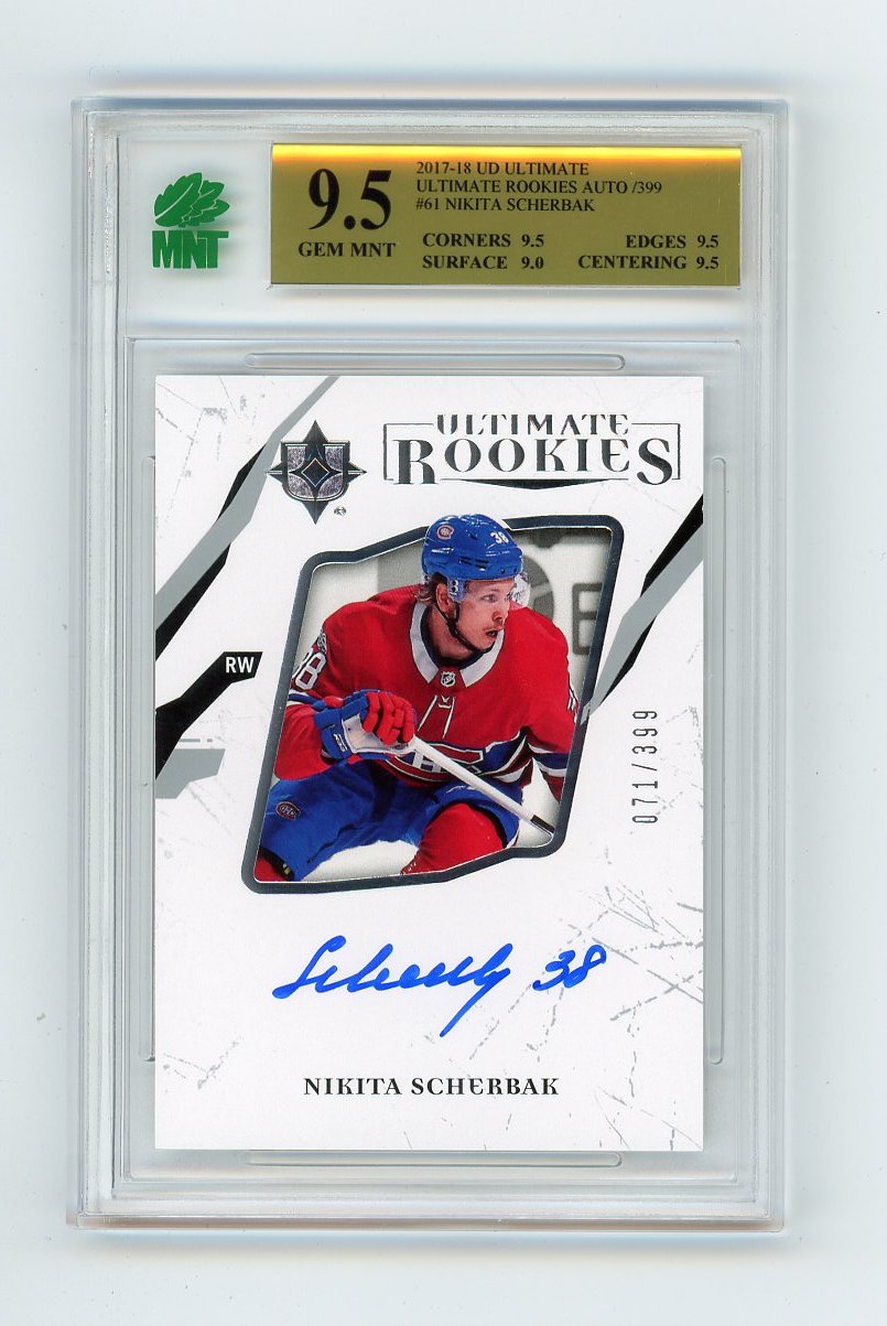 2017-2018 Nikita Scherbak Ultimate Rookies #D /399 Montreal Canadiens # 61