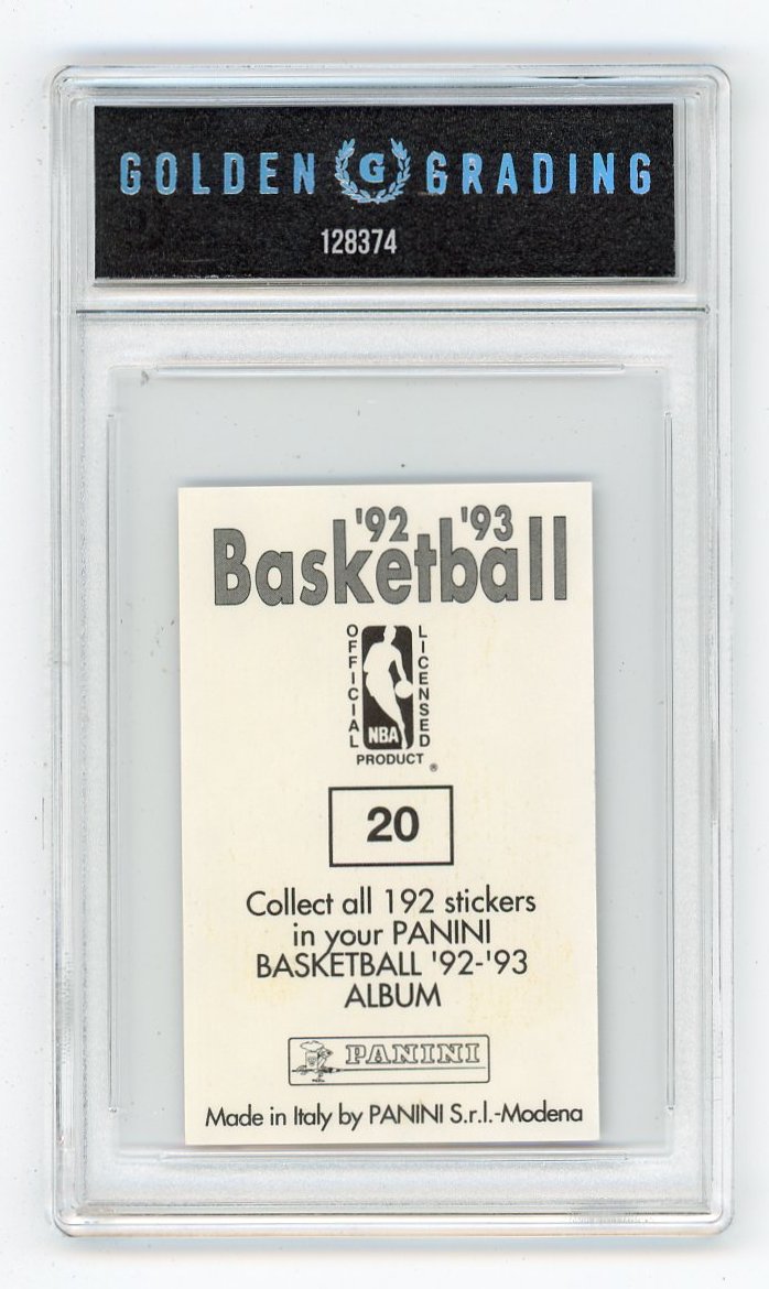 Michael Jordan Panini 1992-1993 Basketball Sticker Chicago Bulls #20