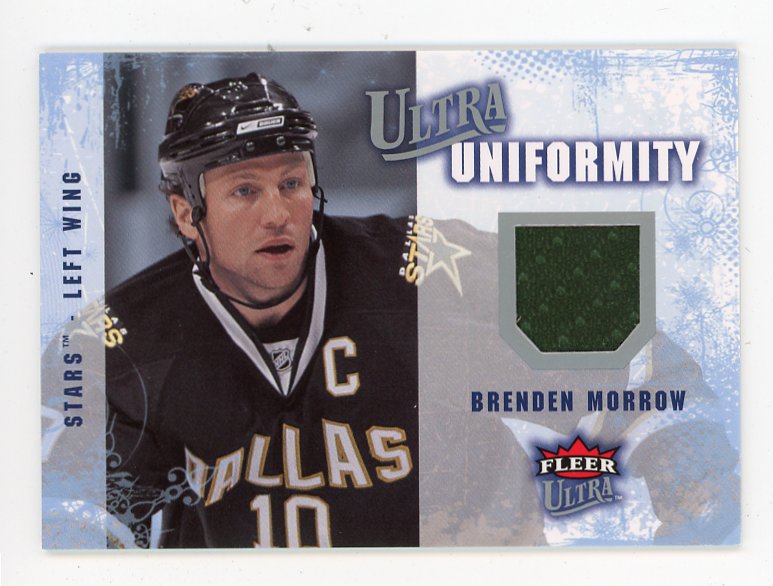 2008-2009 Brenden Morrow Ultra Uniformity Fleer Dallas Stars # UA-MO
