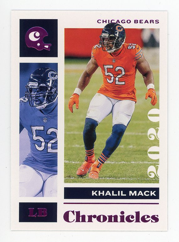 2020 Khalil Mack Pink Variant Chronicles Chicago Bears # 16