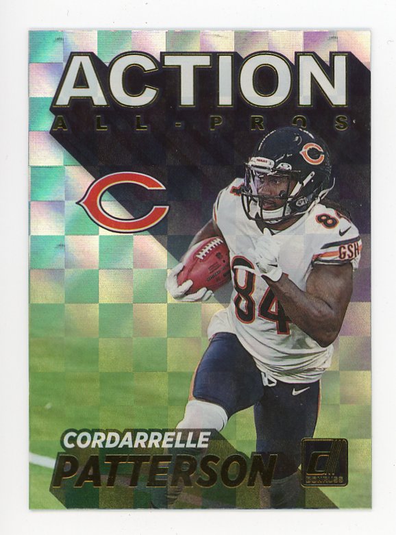 2021 Cordarrelle Patterson Action All-Pros Donruss Chicago Bears # AP9