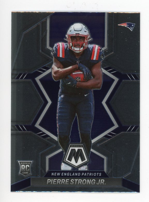 2022 Pierre Strong JR Rookie Mosaic New England Patriots # 323