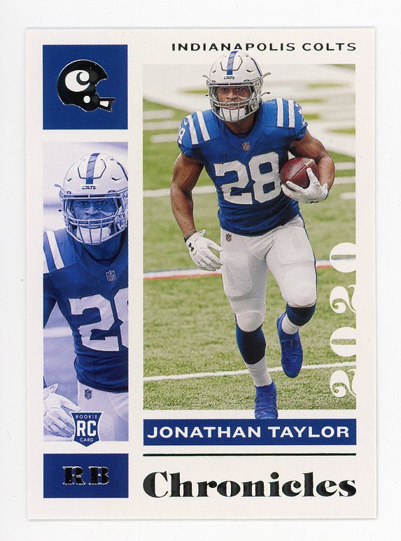 2020 Jonathan Taylor Rookie Chronicles Indianapolis Colts # 42