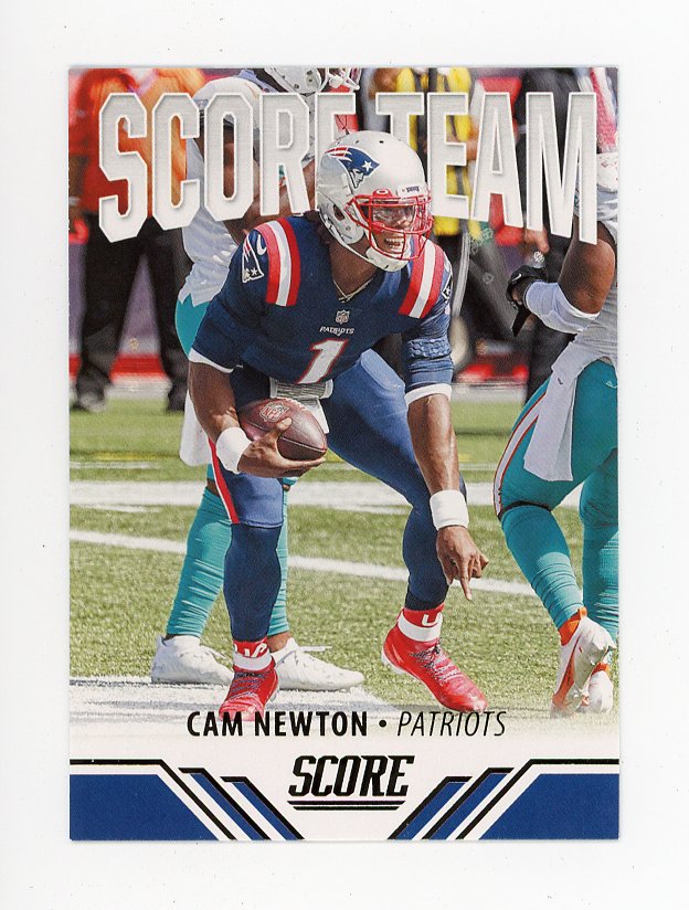 2021 Cam Newton Rookie Score Team New England Patriots # ST24