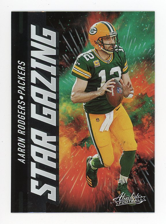 2021 Aaron Rodgers Star Gazing Absolute Green Bay Packers # SG5