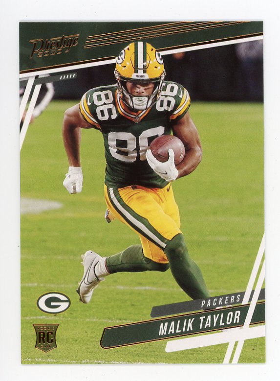 2020 Malik Taylor Rookie Prestige Green Bay Packers # 304