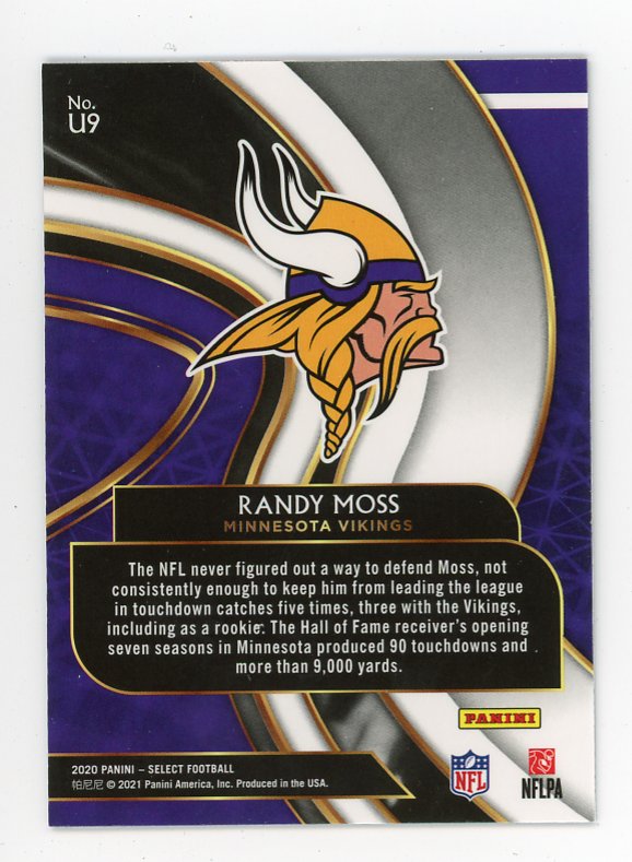 2020 Randy Moss Unbreakable Select Minnesota Vikings # U9