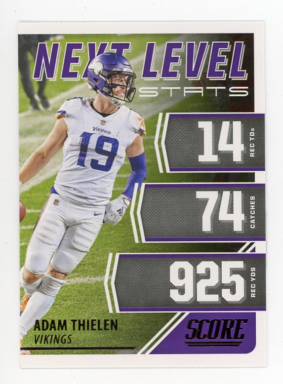 2021 Adam Thielen Next Level Score Minnesota Vikings # NL13