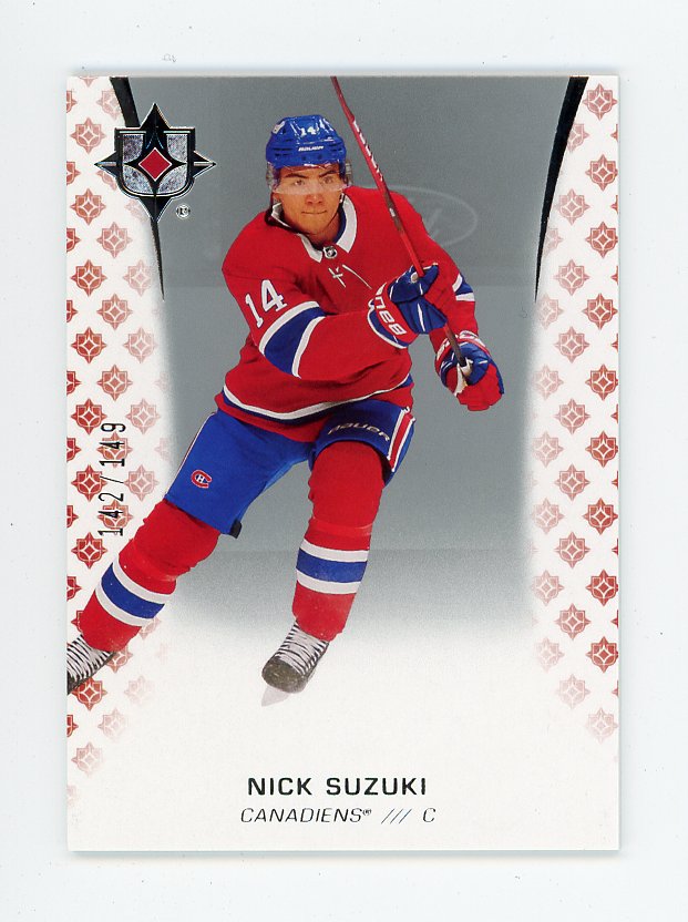 2020-2021 Nick Suzuki Base #D /149 Ultimate Montreal Canadiens # 69