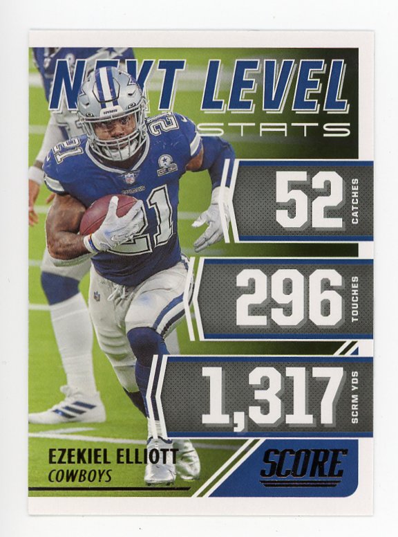 2021 Ezekiel Elliott Next Level Panini Dallas Cowboys # NL18