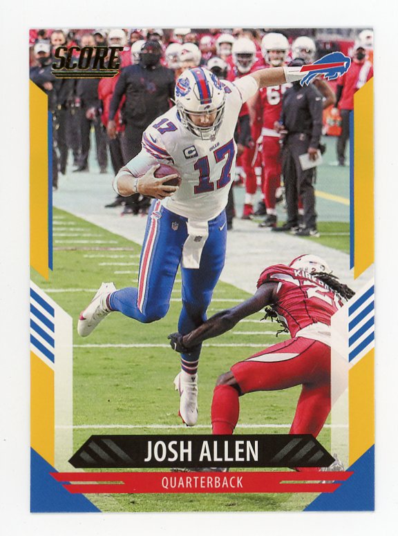 2021 Josh Allen Score Gold Panini Buffalo Bills # 20