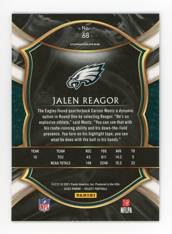 2020 Jalen Reagor Rookie Select Panini Philadelphia Eagles # 68