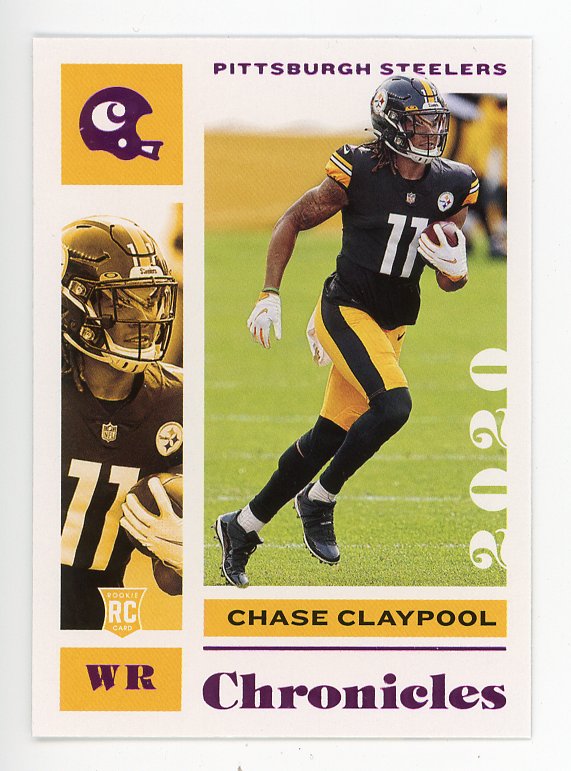 2020 Chase Claypool Rookie Pink Chronicles Panini Pittsburgh Steelers # 79
