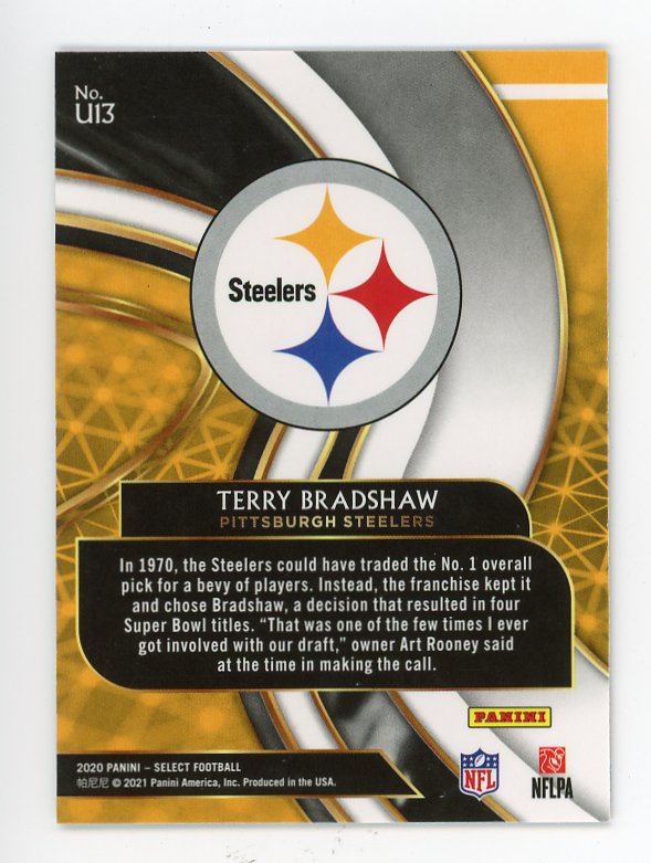 2020 Terry Bradshaw Unbreakable Select Panini Pittsburgh Steelers # U13
