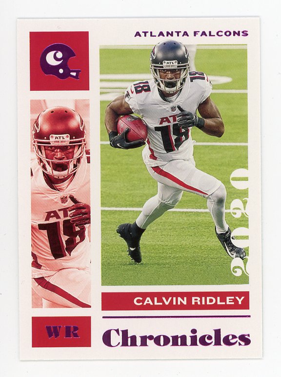 2020 Calvin Ridley Pink Chronicles Panini Atlanta Falcons # 5
