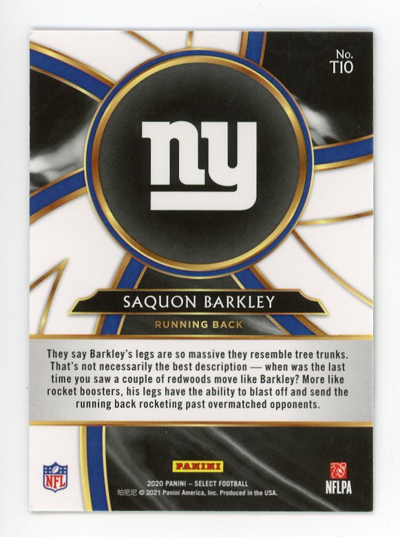 2020 Saquon Barkley Turbocharged Select Panini New York Giants # T10