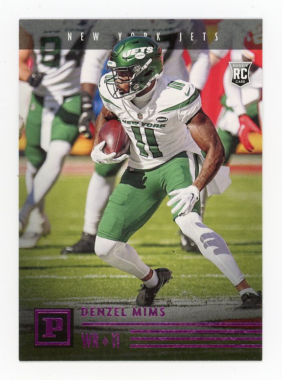 2020 Denzel Mims Rookie Pink Chronicles Panini New York Jets # PA-24