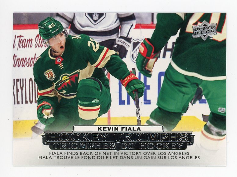 2022-2023 Kevin Fiala Hockey Triumphs Tim Hortons Minnesota Wild # HT-9