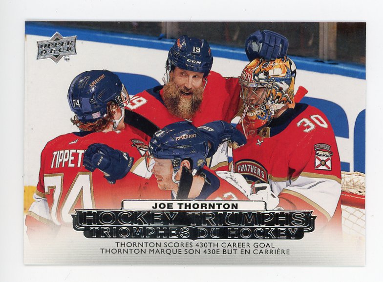 2022-2023 Joe Thornton Hockey Triumphs Tim Hortons Florida Panthers # HT-18