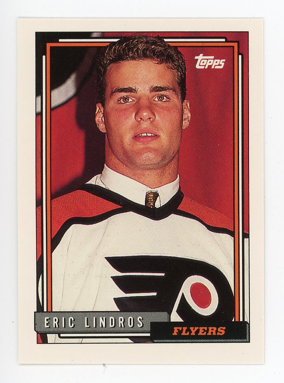 1992 Eric Lindros Topps Philadelphia Flyers # 529
