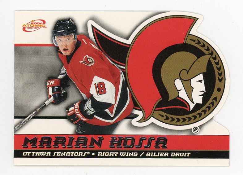 2004 Marian Hossa Die Cut Atomic Ottawa Senators # 36