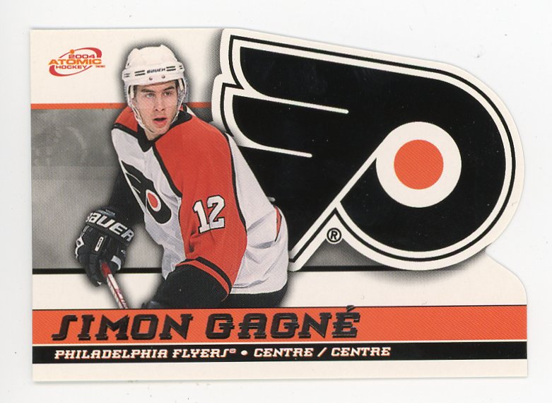2004 Simon Gagne Die Cut Atomic Philadelphia Flyers # 38
