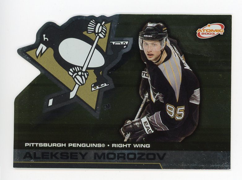 2003 Aleksey Morozov Die Cut Atomic Pittsburgh Penguins # 81