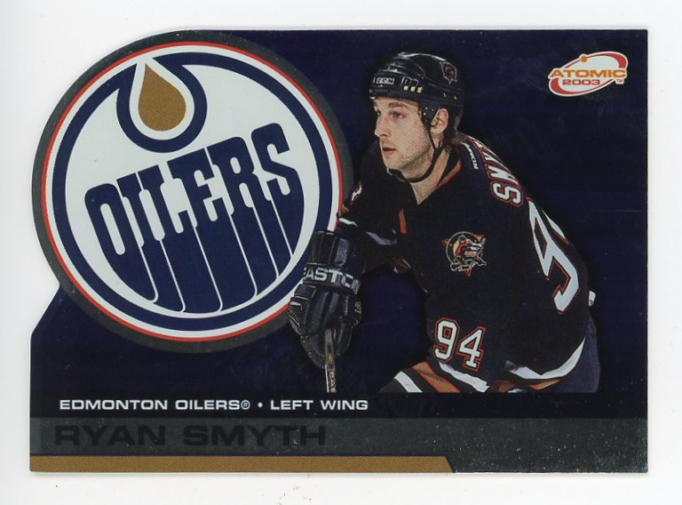 2003 Ryan Smith Die Cut Atomic Edmonton Oilers # 44