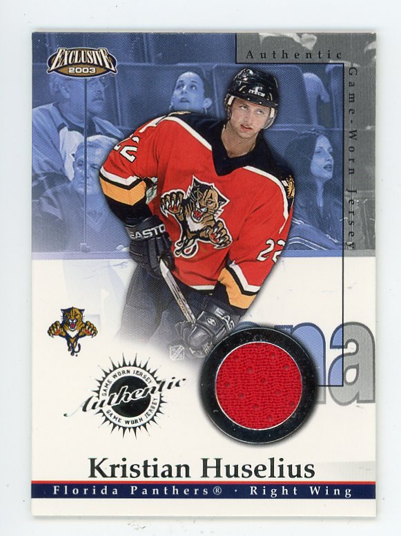 2003 Kristian Huselius Game Worn Jersey Exclusive Florida Panthers # 10