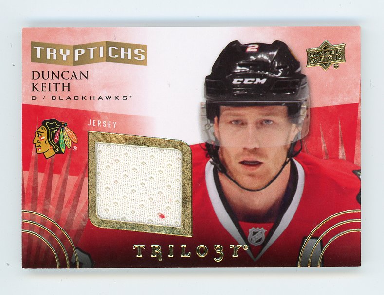 2014-2015 Duncan Keith Tryptichs #D /400 Trilogy Chicago Blackhawks # T-CHI3
