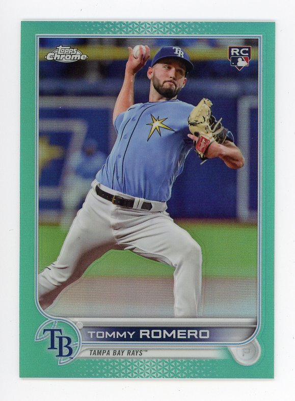 2022 Tommy Romero Rookie #D /250 Topps Chrome Tampa Bay Rays # USC104