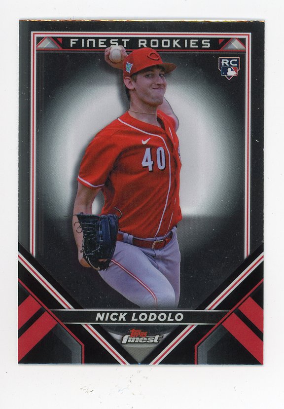 2022 Nick Lodolo Finest Rookies Topps Finest Cincinnati Reds # FRD-NL